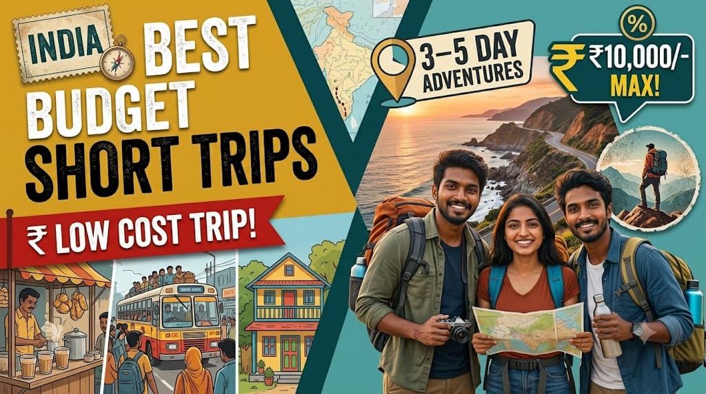 Best Budget-Friendly Short Trips in India (3–5 Days)